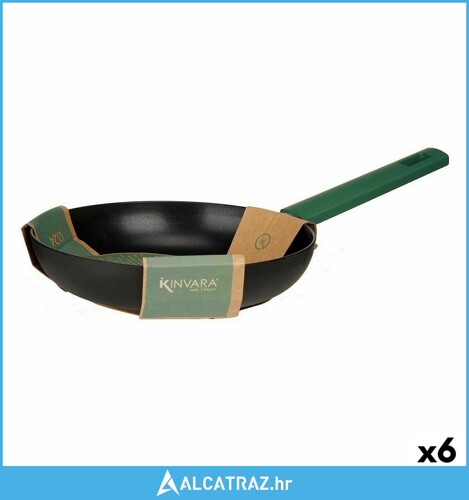 Tava Ø 24 cm Crna Zelena (6 kom.) - NOVO