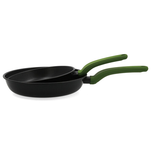 Set tava Quid Vitae Ugljični čelik Crna (2 Dijelovi) - NOVO