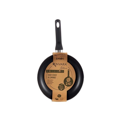Tava 24 cm Zelena Aluminij (6 kom.) - NOVO