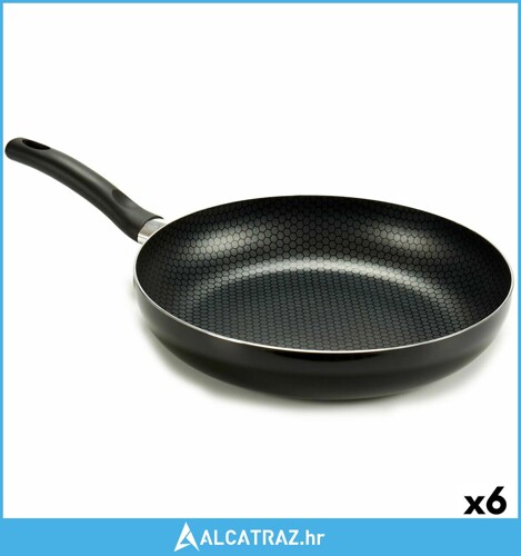 Tava Everton 30 cm Crna Aluminij (6 kom.) - NOVO