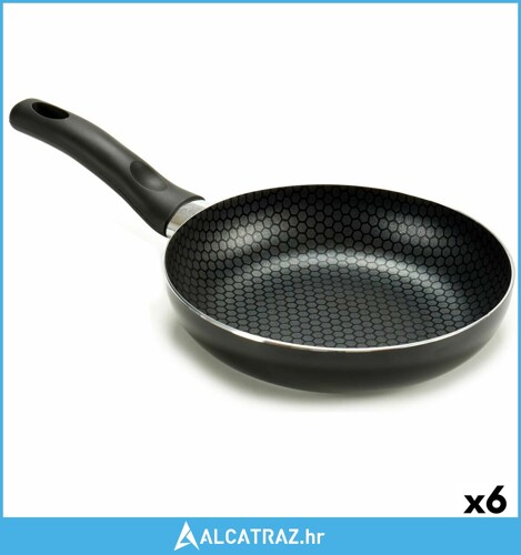 Tava Everton 22 cm Crna Aluminij (6 kom.) - NOVO