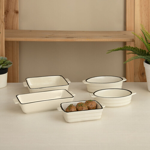 Lonac Quid Cocco 16 x 9 x 4 cm Keramika Bijela (12 kom.) - NOVO