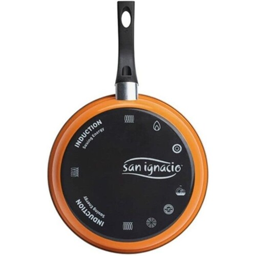 Tava San Ignacio Valencia Ø 22 cm Oranžna Glazirani emajlirani čelik - NOVO