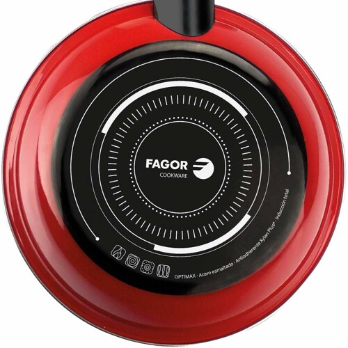 Tava FAGOR Optimax Crvena Emajlirani Čelik (Ø 26 cm) - NOVO