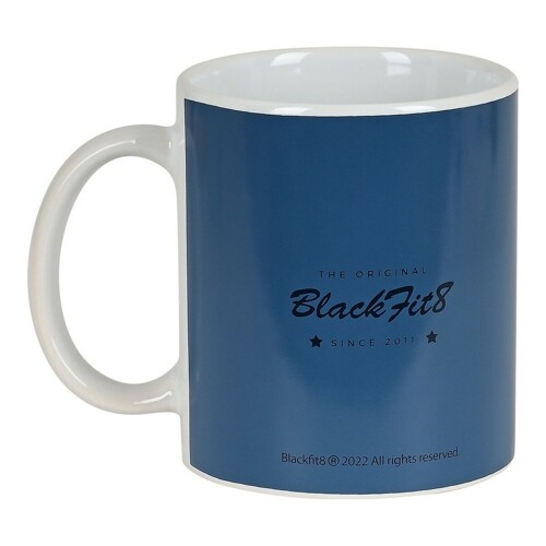 Velika Šalica BlackFit8 Stamp Keramika Plava (350 ml) - NOVO