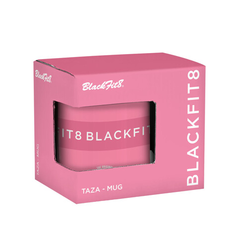 Velika Šalica BlackFit8 Glow up Keramika Roza (350 ml) - NOVO