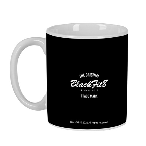 Velika Šalica BlackFit8 Urban Keramika Crna Mornarsko plava (350 ml) - NOVO