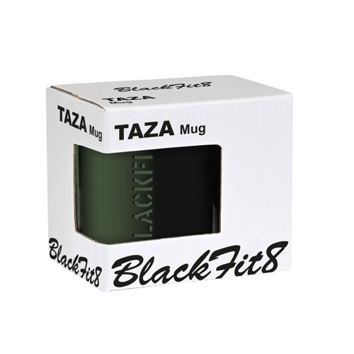 Velika Šalica BlackFit8 Gradient Keramika Crna Vojno zelena (350 ml) - NOVO