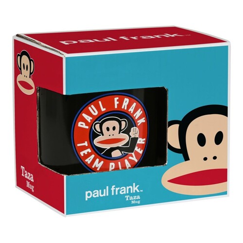 Velika Šalica Paul Frank Team player Keramika Crna (350 ml) - NOVO