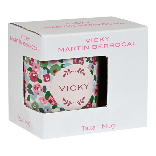 Velika Šalica Vicky Martín Berrocal Rosebloom Keramika Pisana (350 ml) - NOVO