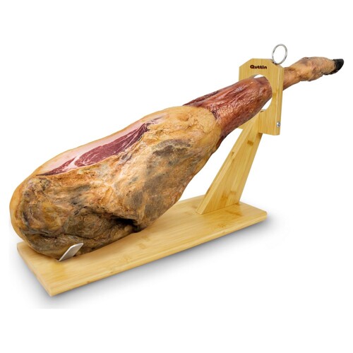Drveni Stalak za Pršut Quttin Bambus (48,8 x 16,5 x 34 cm) - NOVO