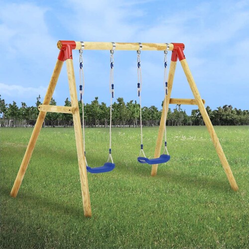 vidaXL Set ljuljački 230 x 130 x 166 cm od borovine
