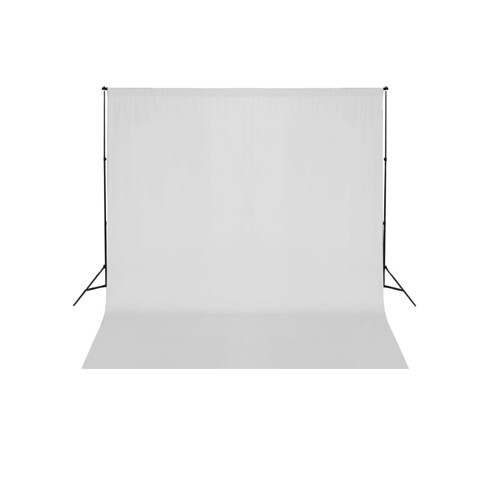 vidaXL Pozadinski sustav s potporom 600 x 300 cm bijeli