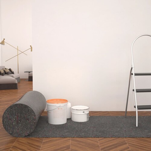 vidaXL Protuklizna zaštitna podloga 50 m 280 g/m² siva