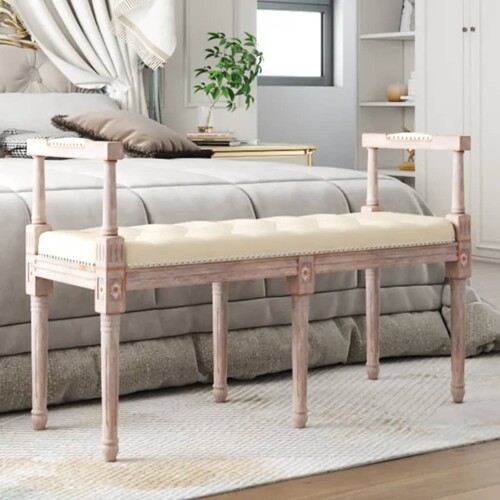 vidaXL Klupa 110 x 40 x 70 cm platnena