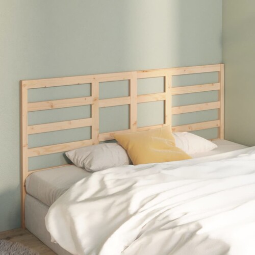 vidaXL Uzglavlje za krevet 206 x 4 x 104 cm od masivne borovine