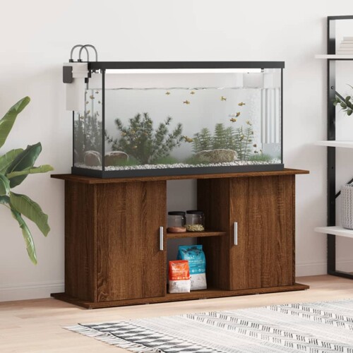 vidaXL Stalak za akvarij boja hrasta 121x41x58 cm konstruirano drvo