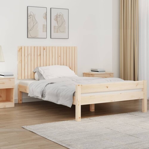 vidaXL Zidno uzglavlje 127,5x3x60 cm od masivne borovine