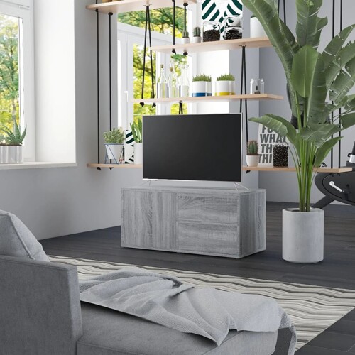 vidaXL TV ormarić boja hrasta sonome 80x34x36 cm konstruirano drvo