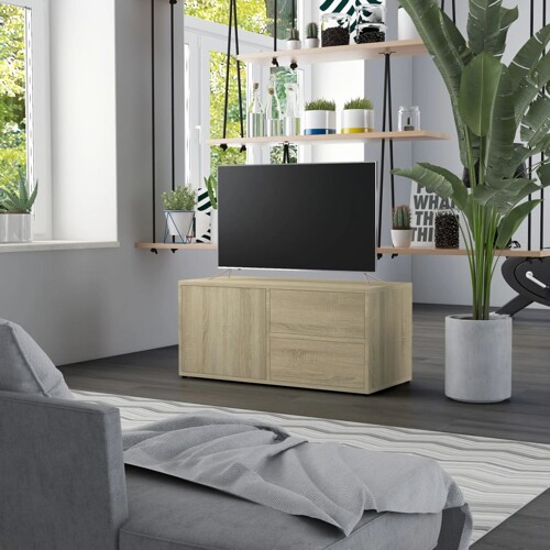 vidaXL TV ormarić boja hrasta sonome 80 x 34 x 36 cm konstruirano drvo