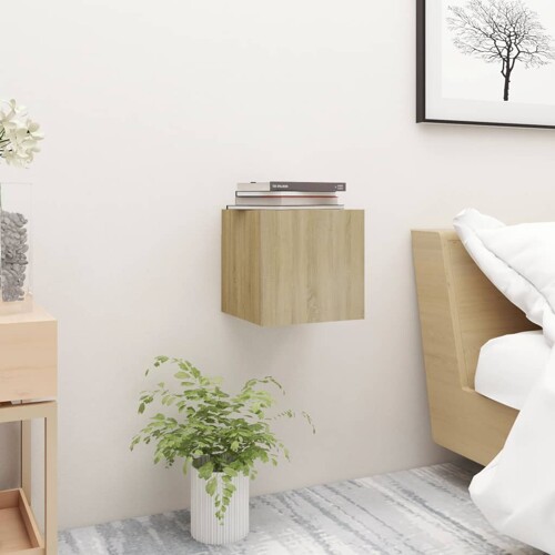 vidaXL Noćni ormarić boja hrasta 30,5 x 30 x 30 cm konstruirano drvo