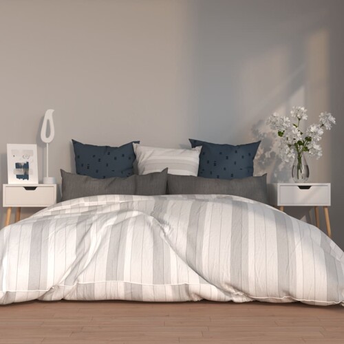 vidaXL Noćni ormarići 2 kom bijeli 40 x 40 x 56 cm konstruirano drvo