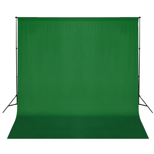 vidaXL Pozadinski sustav s potporom 600 x 300 cm zeleni