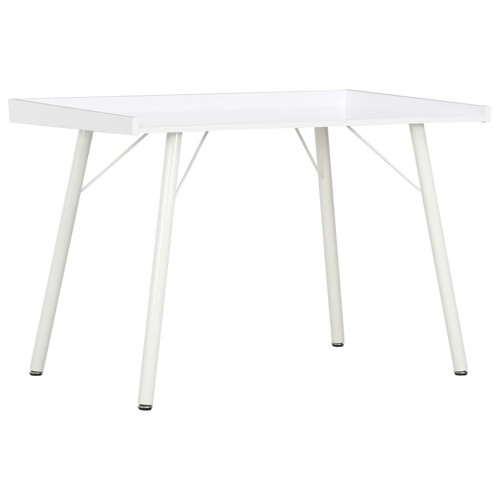 vidaXL Radni stol bijeli 90 x 50 x 79 cm