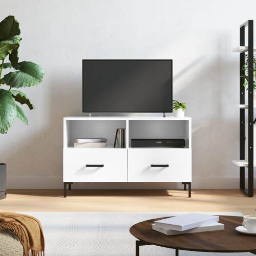 vidaXL TV ormarić sjajni bijeli 80 x 36 x 50 cm od konstruiranog drva
