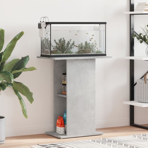 vidaXL Stalak za akvarij boja betona 60,5x36x72,5 cm konstruirano drvo