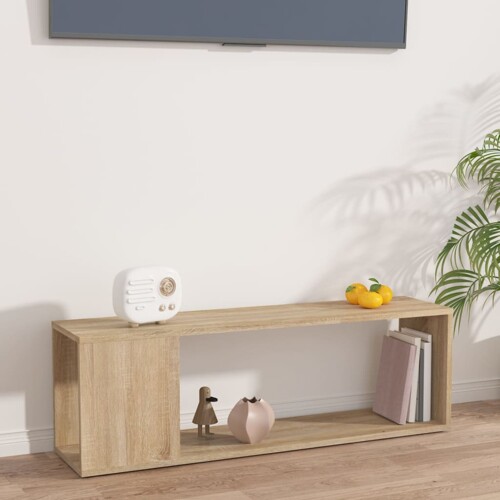 vidaXL TV ormarić boja hrasta sonome 100x24x32 cm konstruirano drvo