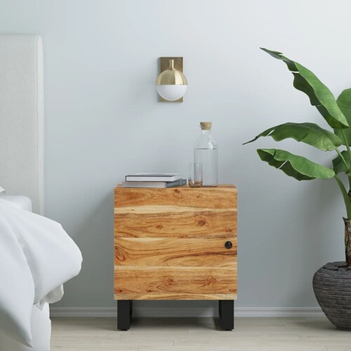 vidaXL Noćni ormarić 40 x 33 x 46 cm od masivnog bagremovog drva
