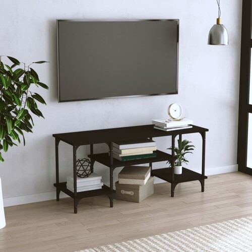 vidaXL TV ormarić crni 102 x 35 x 45,5 cm od konstruiranog drva