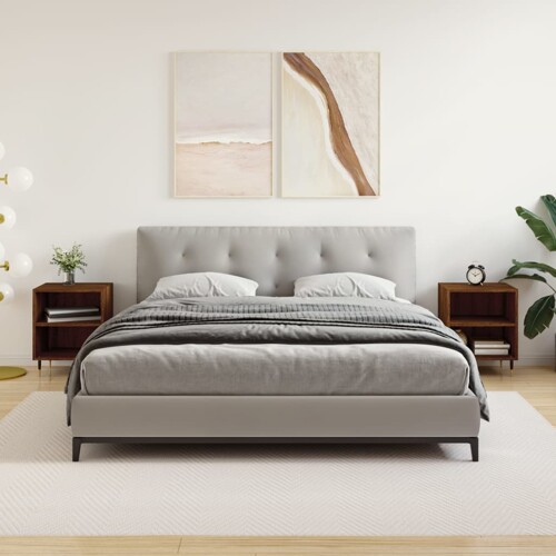 vidaXL Noćni ormarići 2 kom boja hrasta 40x30x50 cm konstruirano drvo