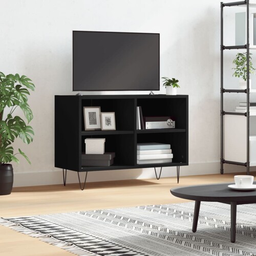 vidaXL TV ormarić crni 69,5 x 30 x 50 cm od konstruiranog drva