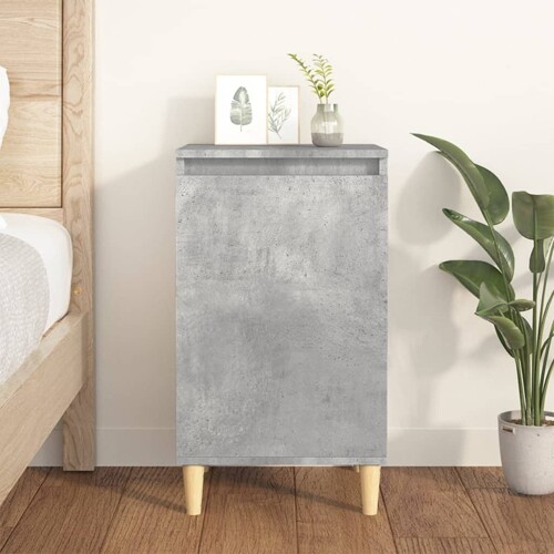 vidaXL Noćni ormarić siva boja betona 40x35x70 cm konstruirano drvo