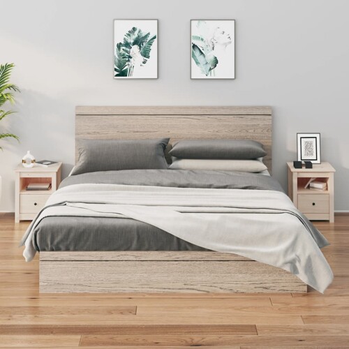 vidaXL Noćni ormarići 2 kom 40x35x49 cm od masivne borovine