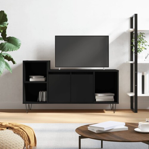 vidaXL TV ormarić crni 100 x 35 x 55 cm od konstruiranog drva