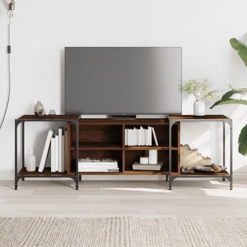 vidaXL TV ormarić smeđa boja hrasta 153 x 37 x 50 cm konstruirano drvo