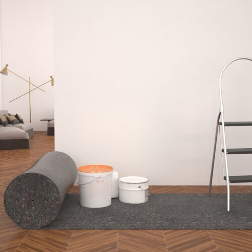 vidaXL Protuklizna zaštitna podloga 50 m 180 g / m² siva