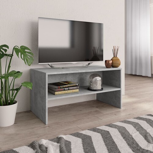 vidaXL TV ormarić od iverice siva boja betona 80 x 40 x 40 cm