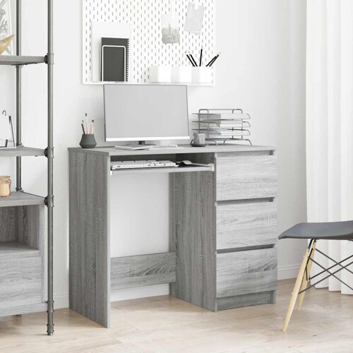 vidaXL Radni stol boja hrasta sonome 90 x 45 x 76 cm konstruirano drvo