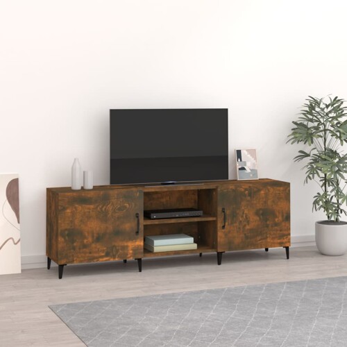 vidaXL TV ormarić boja dimljenog hrasta 150x30x50 cm konstruirano drvo