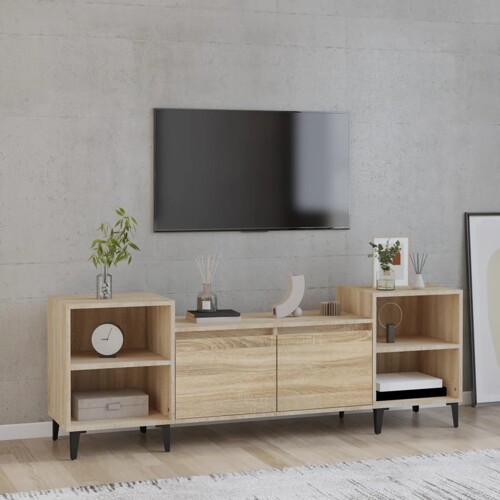 vidaXL TV ormarić boja hrasta sonome 160x35x55 cm konstruirano drvo