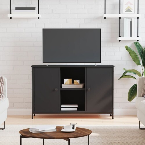 vidaXL TV ormarić crni 100 x 35 x 65 cm od konstruiranog drva