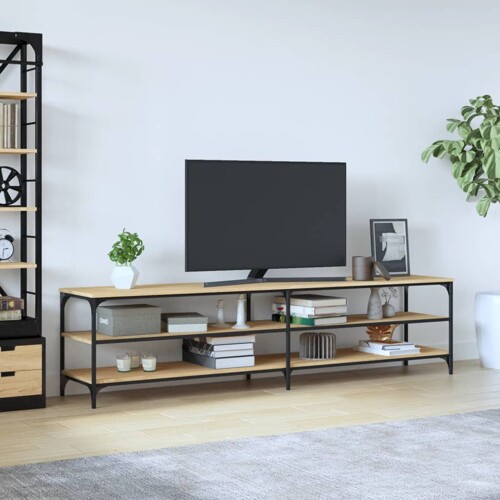 vidaXL TV ormarić boja hrasta 200x30x50 cm konstruirano drvo