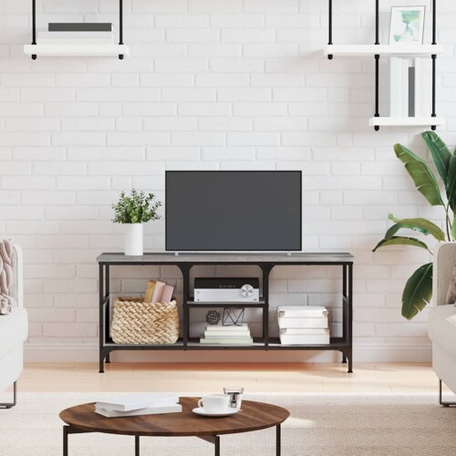 vidaXL TV ormarić boja hrasta sonome 100x35x45 cm od drva i željeza