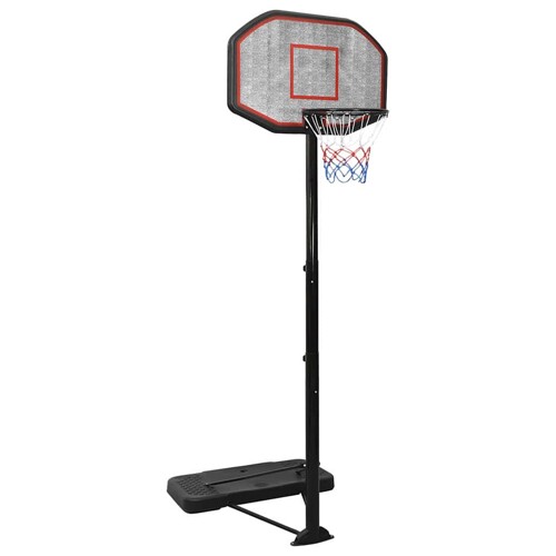 vidaXL Košarkaški stalak crni 258 - 363 cm od polietilena
