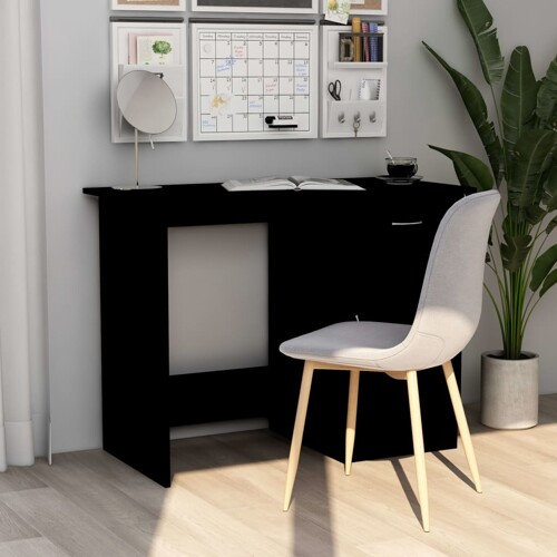 vidaXL Radni stol crni 100 x 50 x 76 cm od konstruiranog drva
