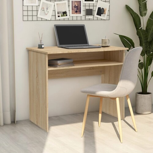 vidaXL Radni stol boja hrasta sonome 90 x 50 x 74 cm konstruirano drvo